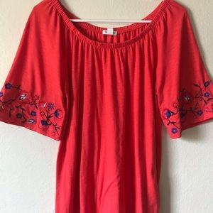 Westport Floral Off the Shoulder Shirt